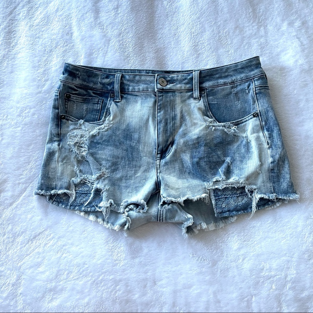 AEO high rise shorts stretch Sz 12 (#10)
